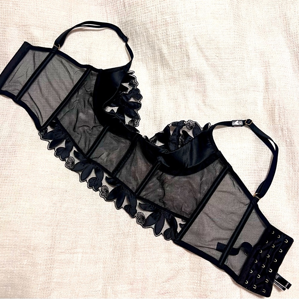 Victoria’s Secret Black Bustier